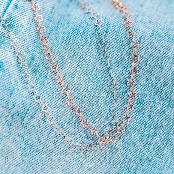 ❄️ Pura Vida | Seeing Stars Choker Silver or Rose Gold Boho Beach Constellation - Picture 2 of 6
